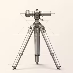 a diagram of a tripod and its components