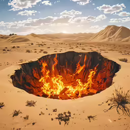 a very weird place with lots of flames on it