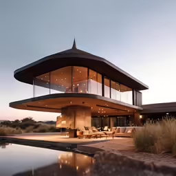 an architecture designed house that looks like an ocean front