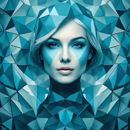 a woman in blue is featured on the cover of vanity