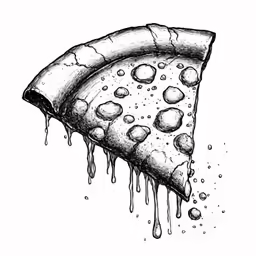 a pizza with slices cut off of it