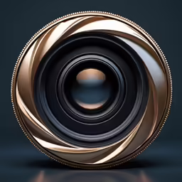 the lens on top of an empty camera