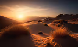 a couple of large rocks sitting on top of a desert