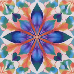 a brightly colored flower with multiple colors,an abstract photo of flowers, made in color