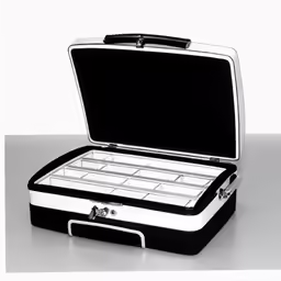 a suitcase that is sitting on the table