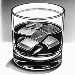 an image of a glass of ice and water