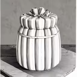 an art object that looks like a basket