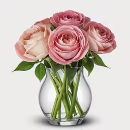 a vase filled with lots of pretty flowers