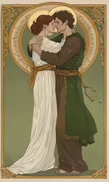 an image of two people hugging in a circle