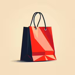 shopping bag with a handle on it,a shopping bag with a long handle on top