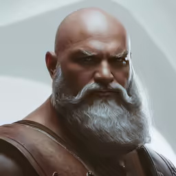 an image of the head and shoulders of a character