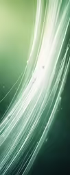 abstract waves are swirling in green and white