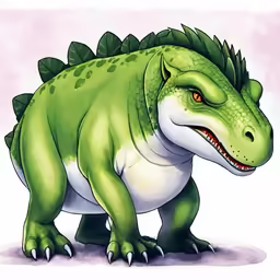 a dinosaur that is very big and is ready to take flight