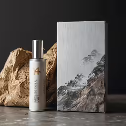 a bottle of tanning spray next to a box