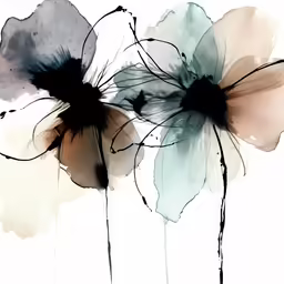 some white flowers on a white background