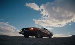 a car that is parked in a field