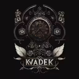 an advertisement with a clock and wings on it