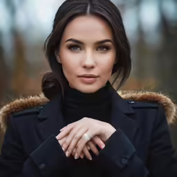 a close up of a person with a jacket