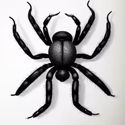 an animal is shown as it appears to be black
