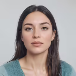 a woman looking to the side
