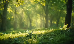 an image of sunlight shining in the trees