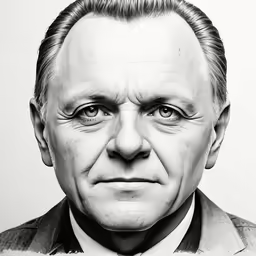 an older man in a suit is facing away from the camera