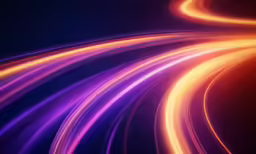 a purple and red lines in the dark