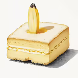 an artistic picture of a banana on top of a toast