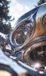 a very close up picture of some sort of object