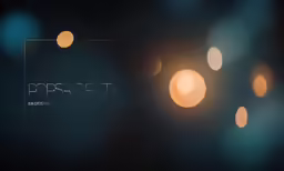 boket of lights in dark with the text perfect written underneath