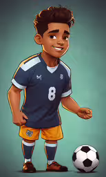 a young man in soccer jerseys standing next to a ball,a young soccer player with the number 8