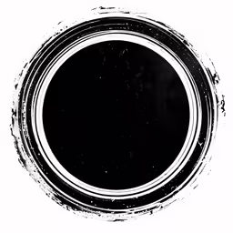 an ink drawing of a circular on a white background