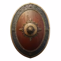 an old clock with metal trim on it