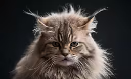 an animal that has some kind of fluffy hair on it