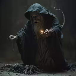 an image of the wizard holding up a glowing key