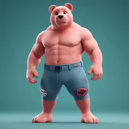 an animated image of a sumo wrestler wearing no pants