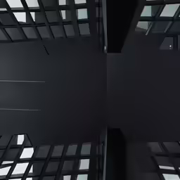 looking up at windows in an office building