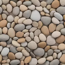a group of rocks with various colors and sizes