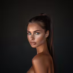 a woman