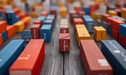 small blocks sitting on top of each other