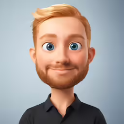 a person with a black shirt and beard is depicted in the cartoon