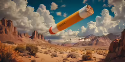 the large object is being viewed in a computer generated view