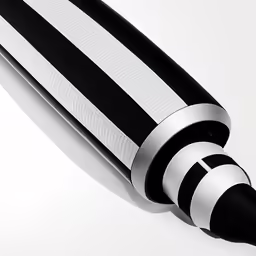 an umbrella is shown in this black and white photo