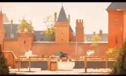 this is an image of a castle building that appears to be built in old time