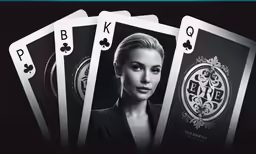 a card deck is shown with four ladies in suits