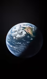 the earth and its land from space