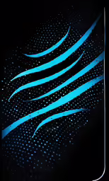 a black background with blue lines that appear to be straight