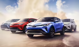 five new models of the toyota c - hrc