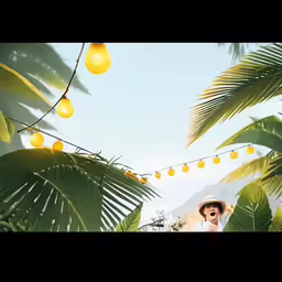 a woman with a hat and sun glasses