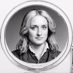 a photo of a woman with blond hair